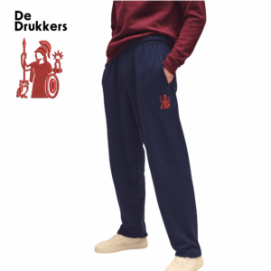 Joggingsbroek wijde pijpen vrouw Minerva borduursel